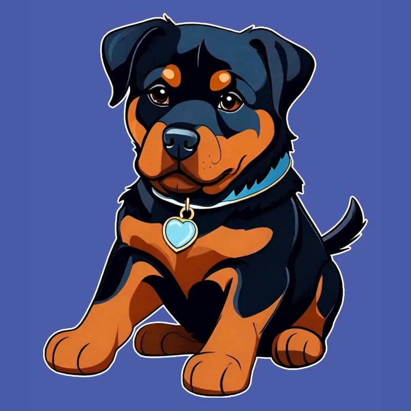 Chiot Rottweiler mignon