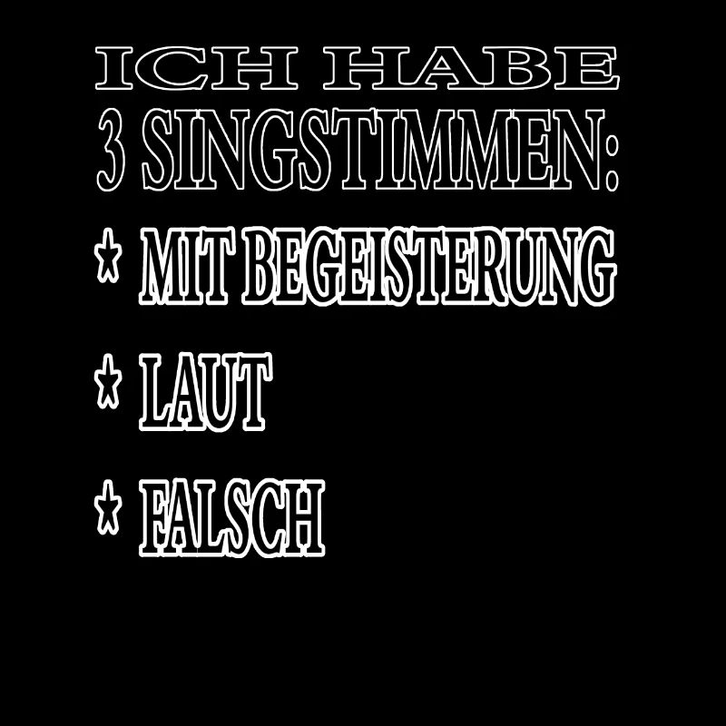 3 Singstimmen dunkel