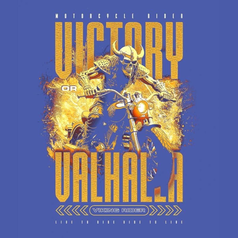 Motorrad Nordische Wikinger Sieg Oder Walhalla