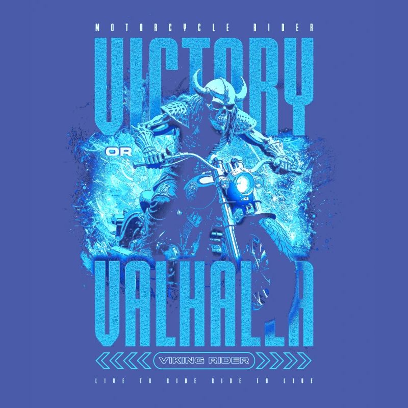 Motorrad Nordische Wikinger Sieg Oder Walhalla