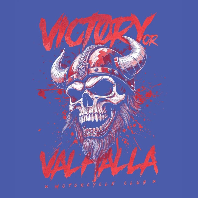 Motorrad Nordische Wikinger Sieg Oder Walhalla