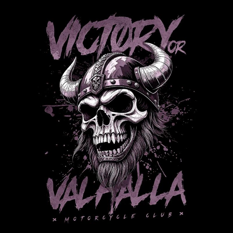 Motorrad Nordische Wikinger Sieg Oder Walhalla