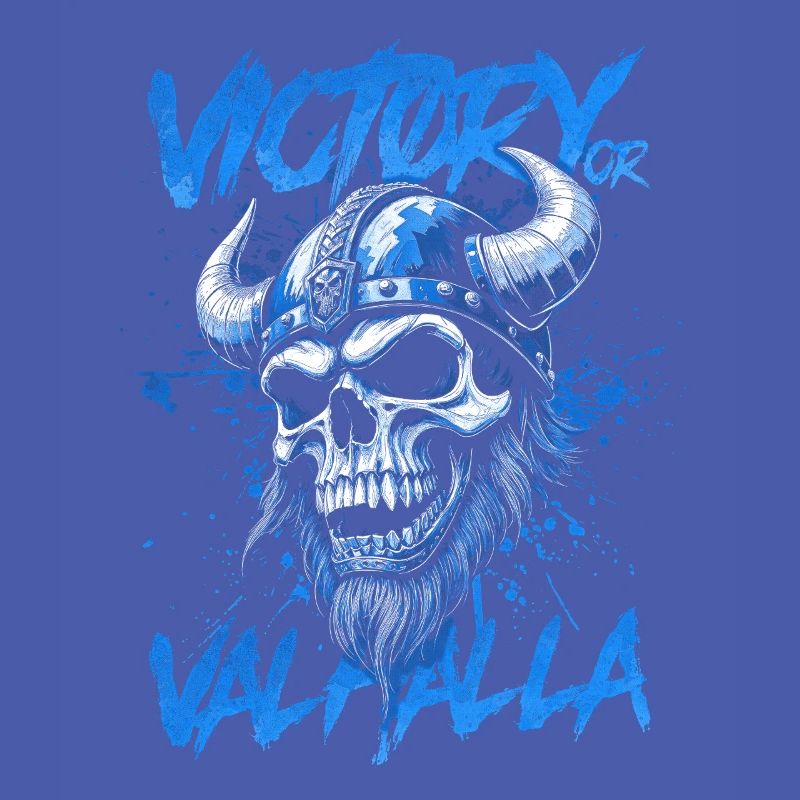 Nordischer Wikingersieg oder Walhalla