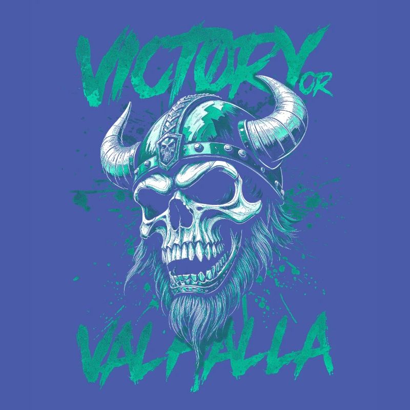 Nordischer Wikingersieg oder Walhalla