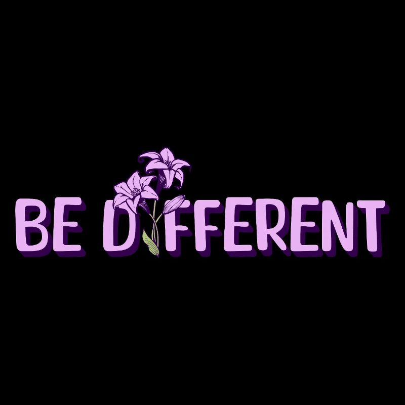 BE DIFFERENT - Jardin de fleurs de lys violets