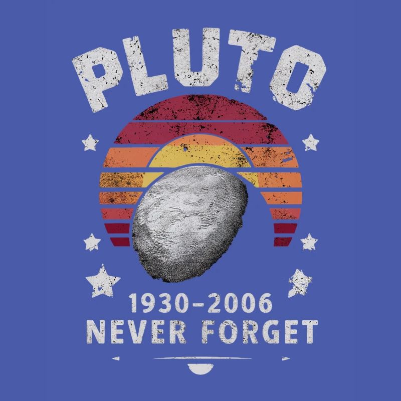 Pluto 1930-2006 Never Forget Retro Style