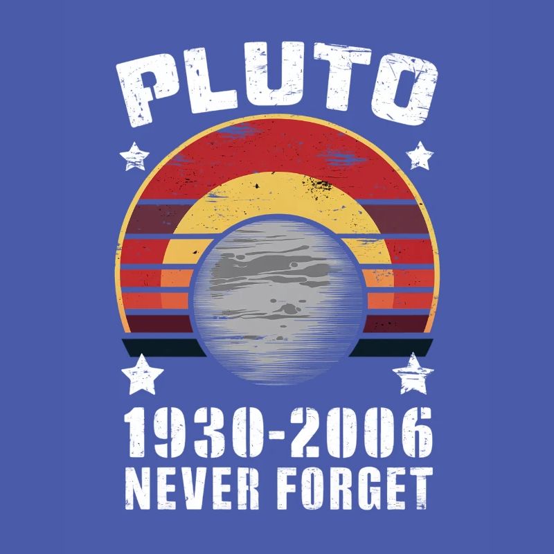 Pluto 1930-2006 Never Forget Retro