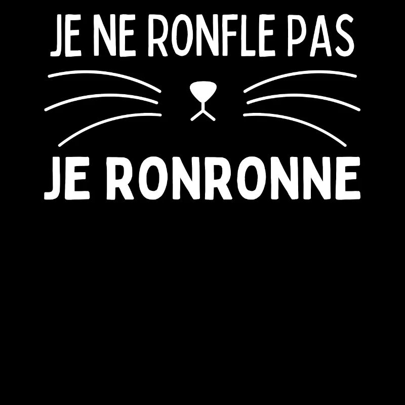 Je Ne Ronfle Pas Je Ronronne Chat Ronflement Drôle
