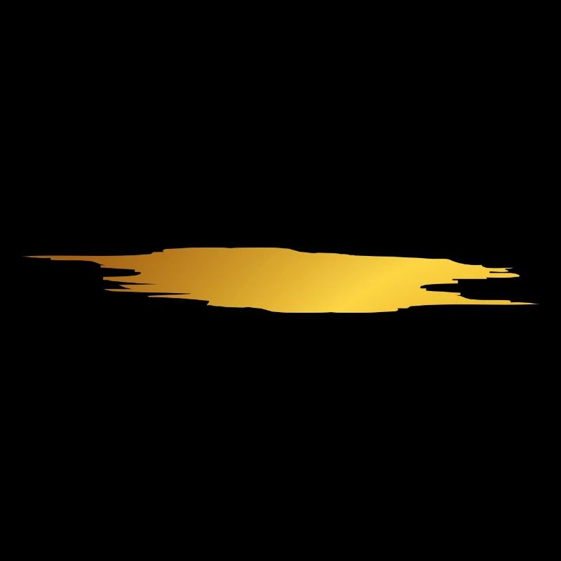 Paint blob splash paint painter gift gold stripes