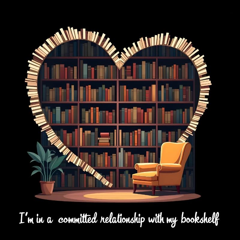 I'm in a committed relationship with my bookshelf