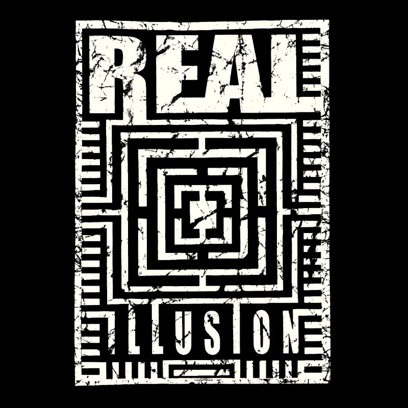 réel Illusion utilisé look Pyramide Réalité Illusion