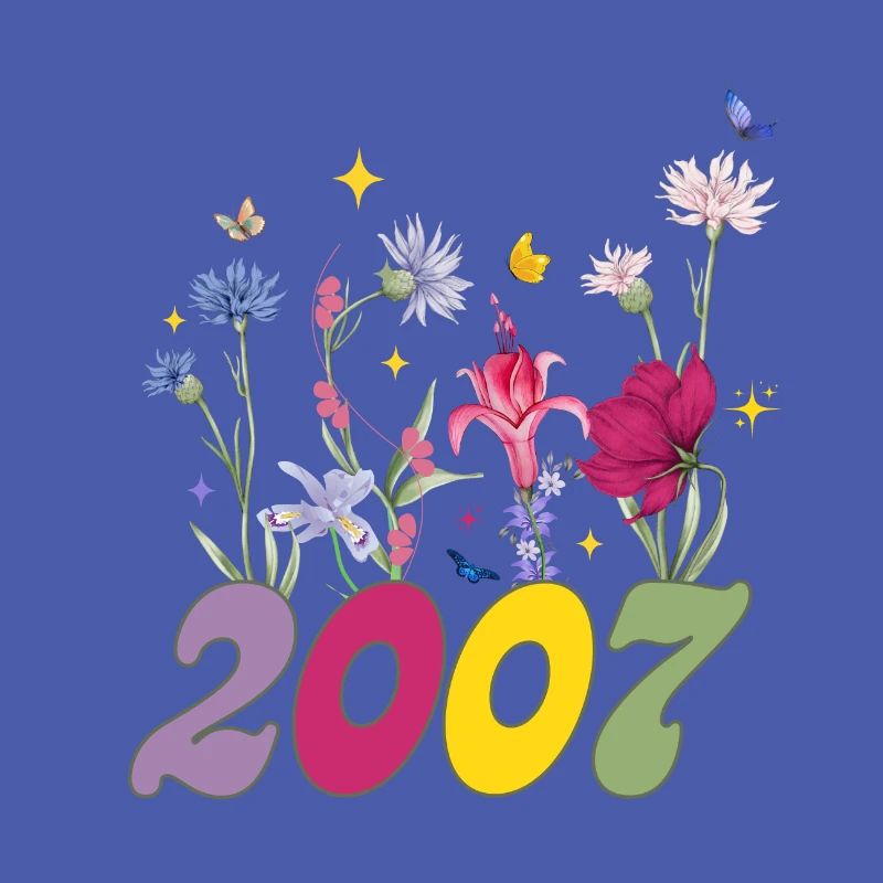 Année de naissance 2007 fleurs sauvages