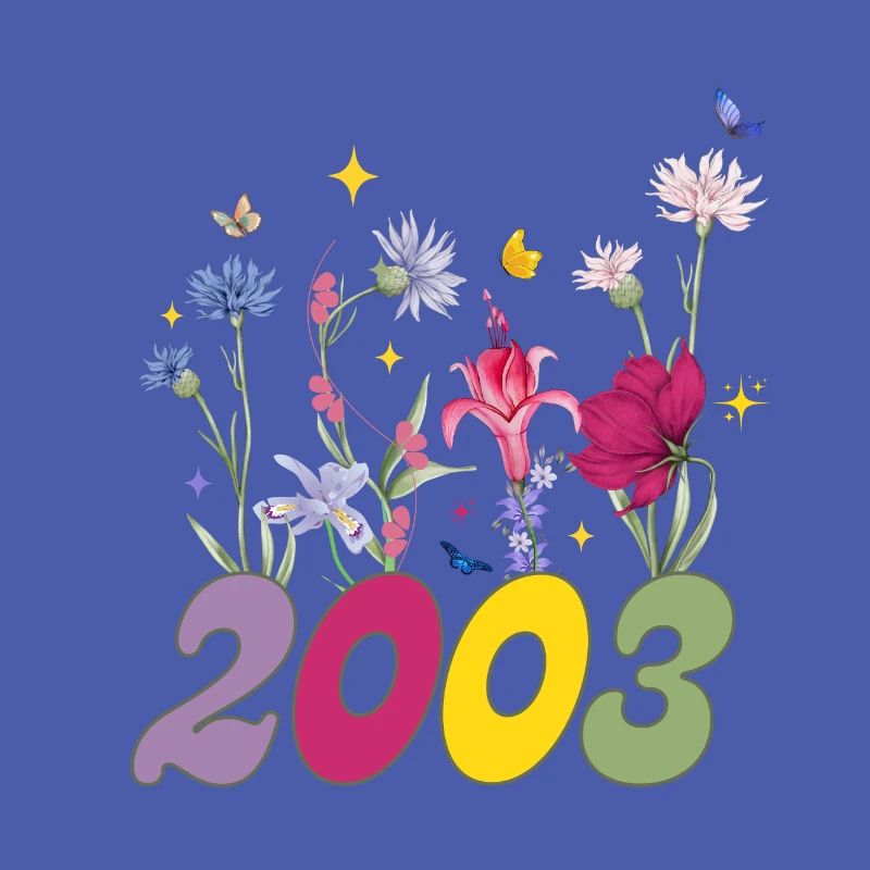 Année de naissance 2003 fleurs sauvages