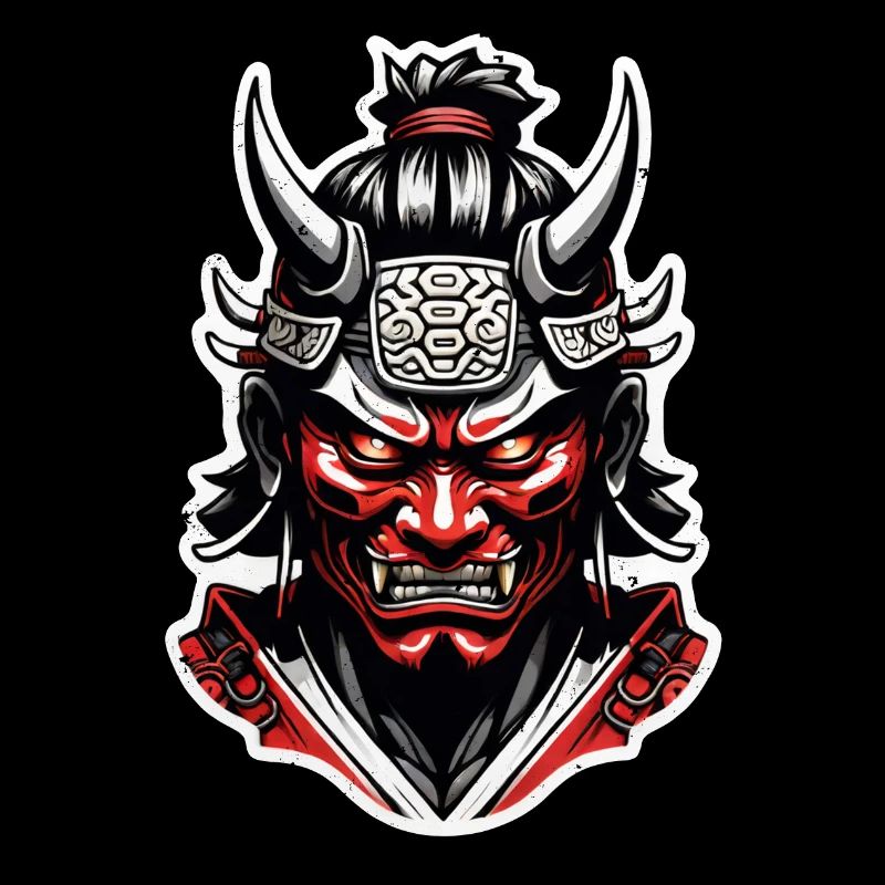 Samurai-Krieger - Japan - Dämon