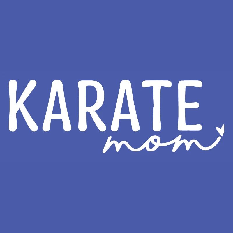 Karate Mutter Mädchen Mutter Sport Liebhaber