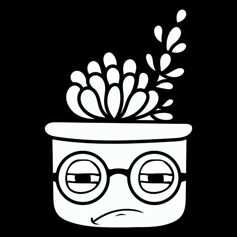 Cool Cactus with Glasses