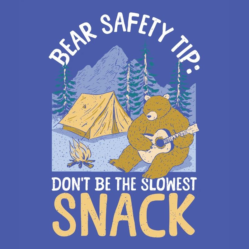 Camping Bear Attack Tip Randonnée Camper