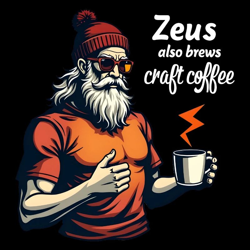 Zeus also brews craft coffee!