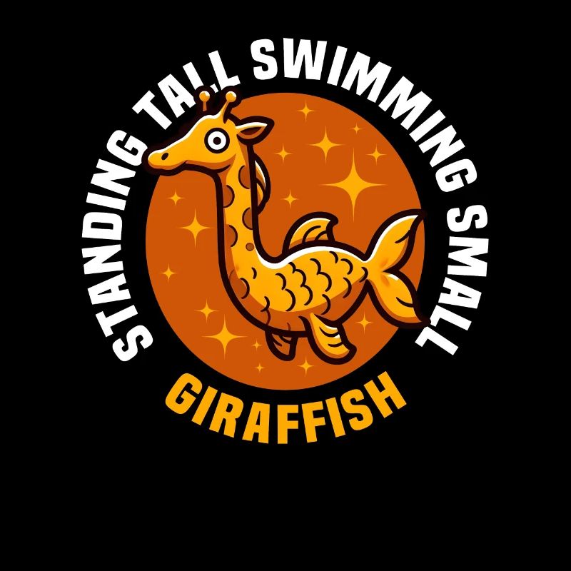 STANDING TALL SWIMMING SMALL - GIRAFFE AND FISH