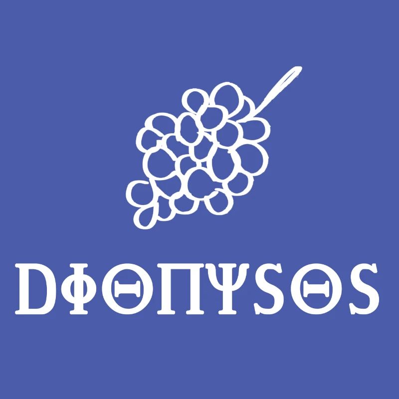 Dionysos grape design gift idea white