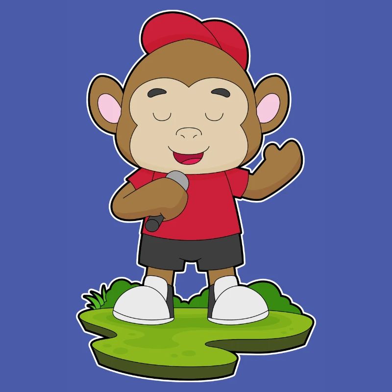 Monkey Singer Microphone