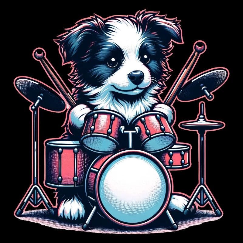 Chiot Border Collie Drummer Cool