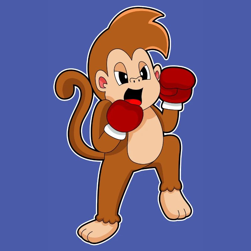 Affe Boxer Boxhandschuhe Boxen