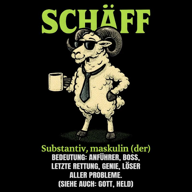 Schaf Spruch Schäff Lustig Geschenkidee Schafe