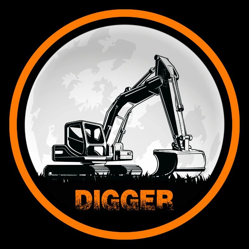 Baggerfahrer Bagger "Digger" Baggerschaufel