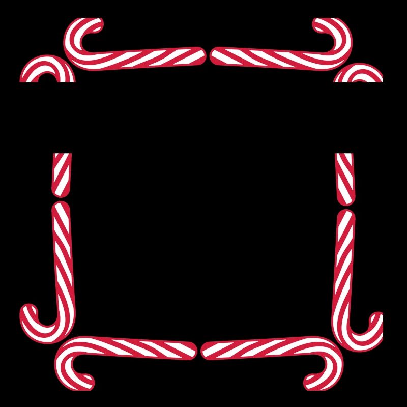frame shield candy cane delicious candy sugar