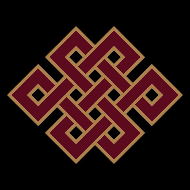 Buddhist endless knot, eternal, Tibet, celtic