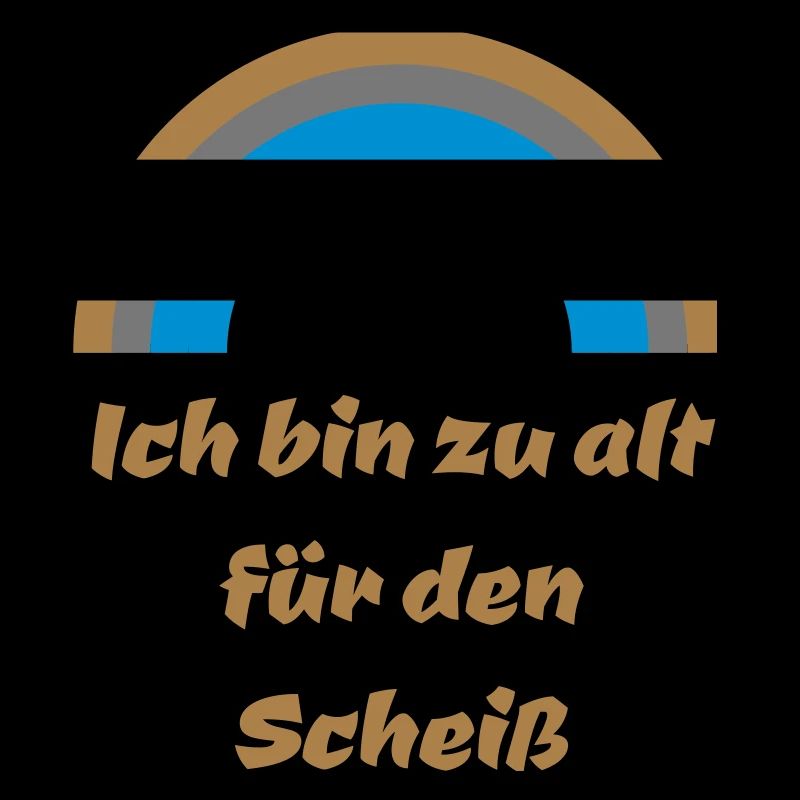 Regenbogen zu alt Motto scheiß witzig Geschenkidee