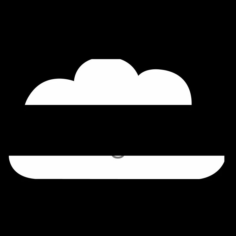 Cloud visage endormi