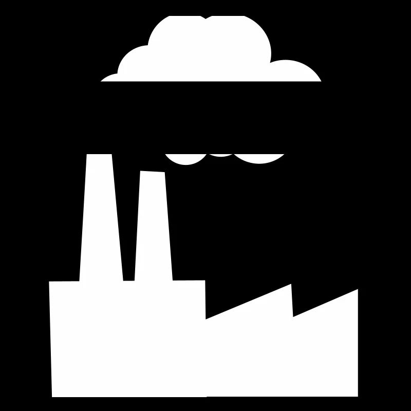Rauchende Fabrik