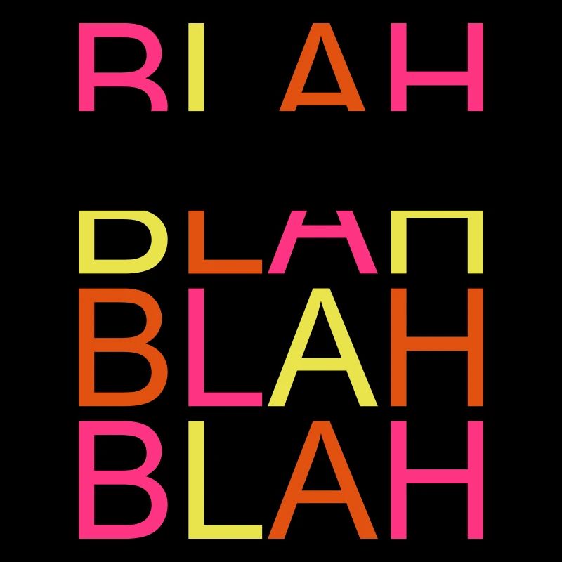 blah blah
