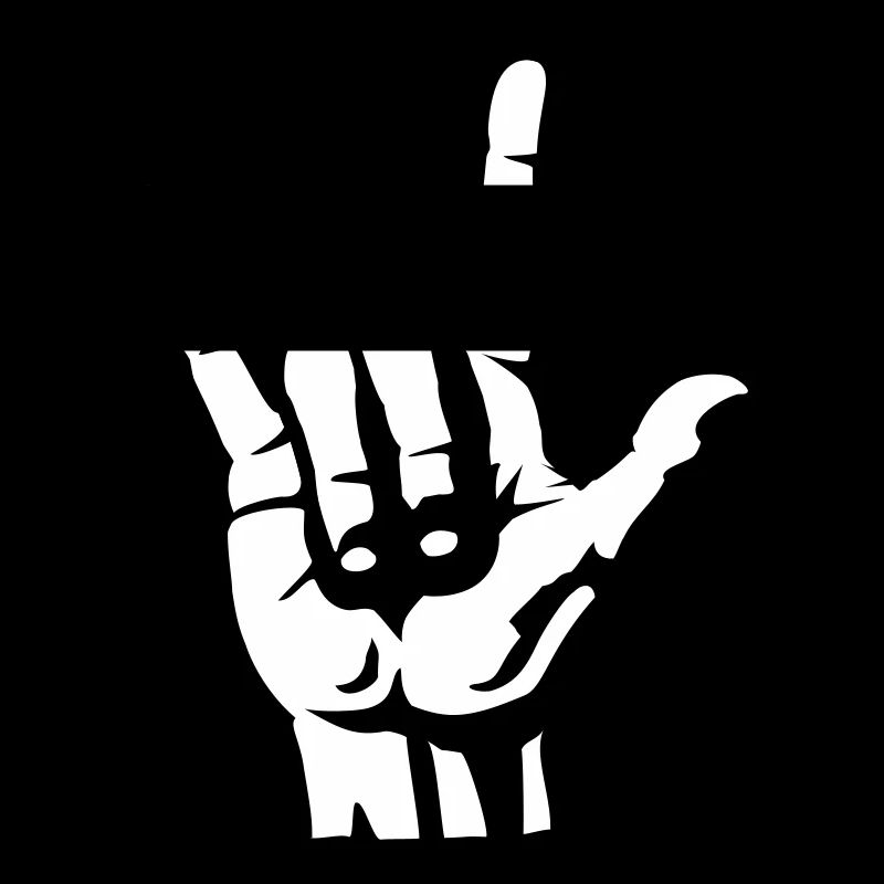 Devil Rock Hand (short) 2c