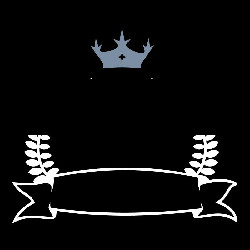 Couronne de laurier avec la bannière et la