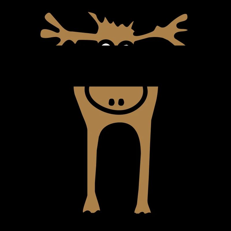 Lustiger Elch oder Rentier?