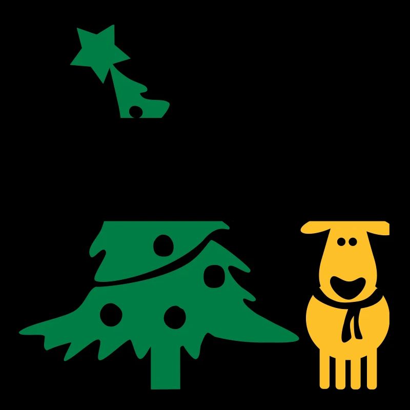 reindeer & christmas tree