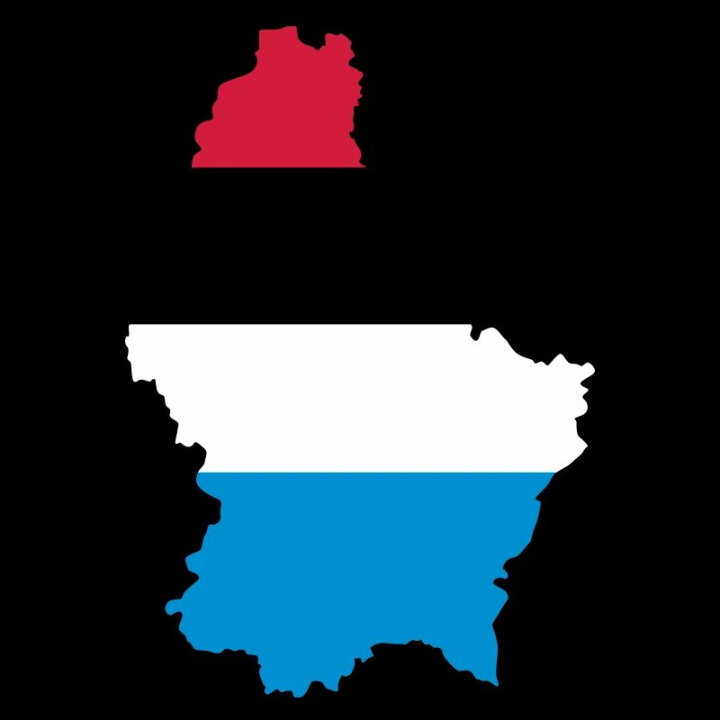 Luxembourg map&flag