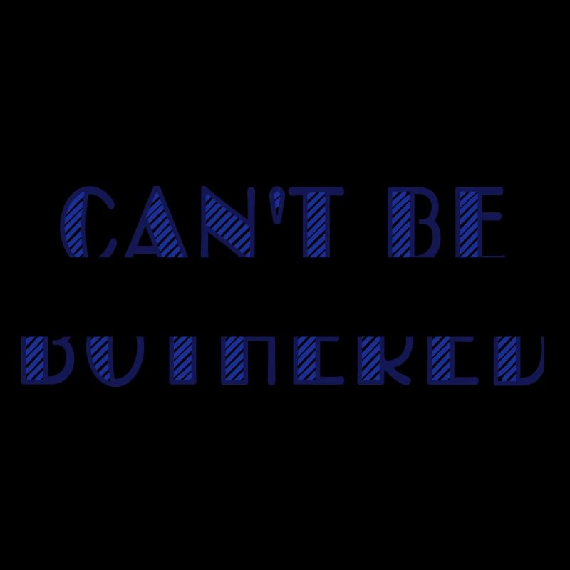 can't be bothered