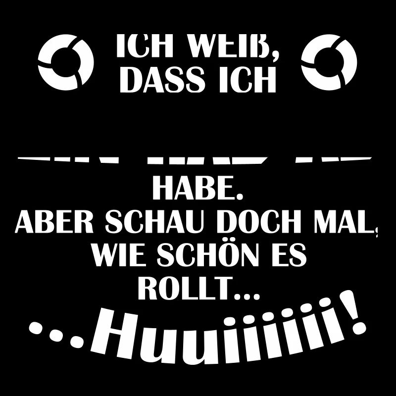 Ein Rad ab