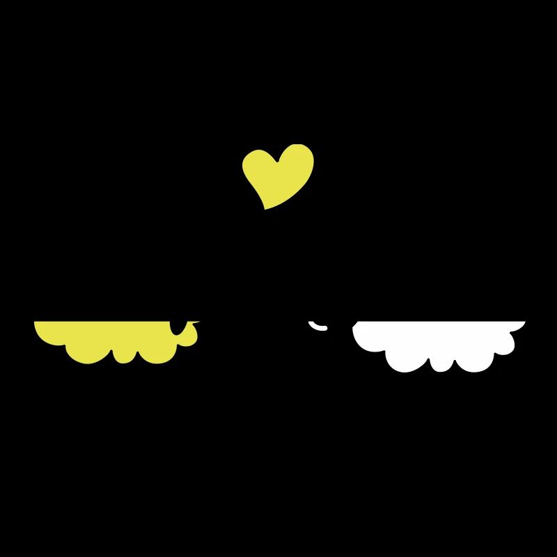 sheep happily in love sheep sheep lamb heart