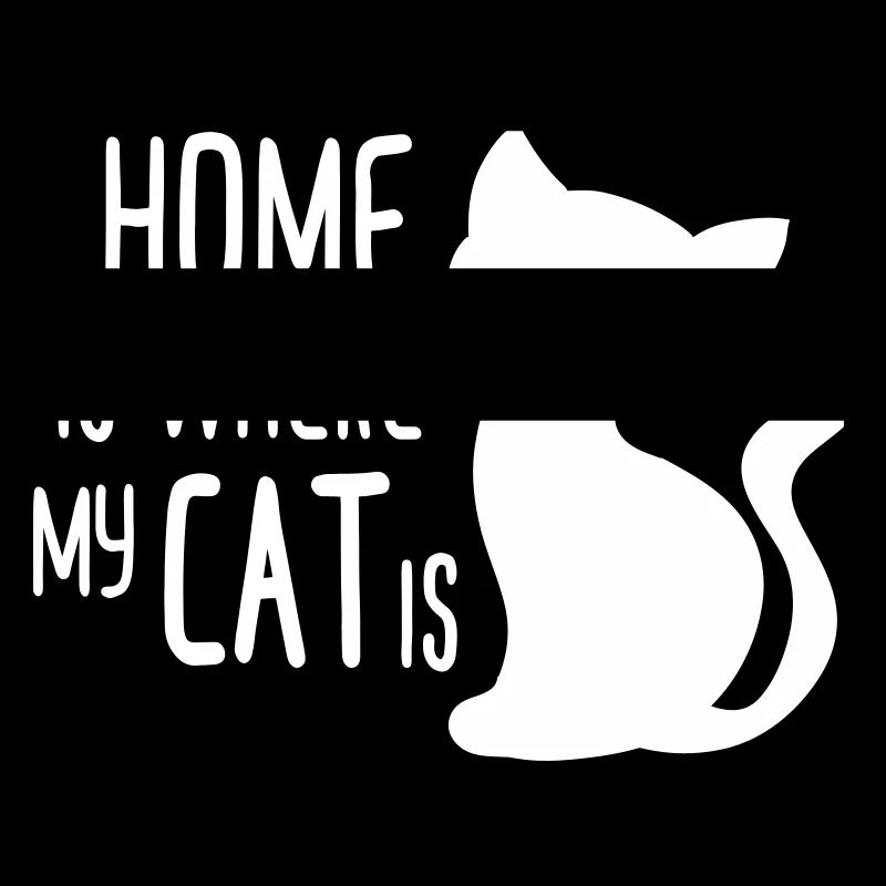 La maison est où mon chat est