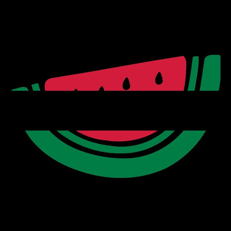 Hälfte Wassermelone Obst-2