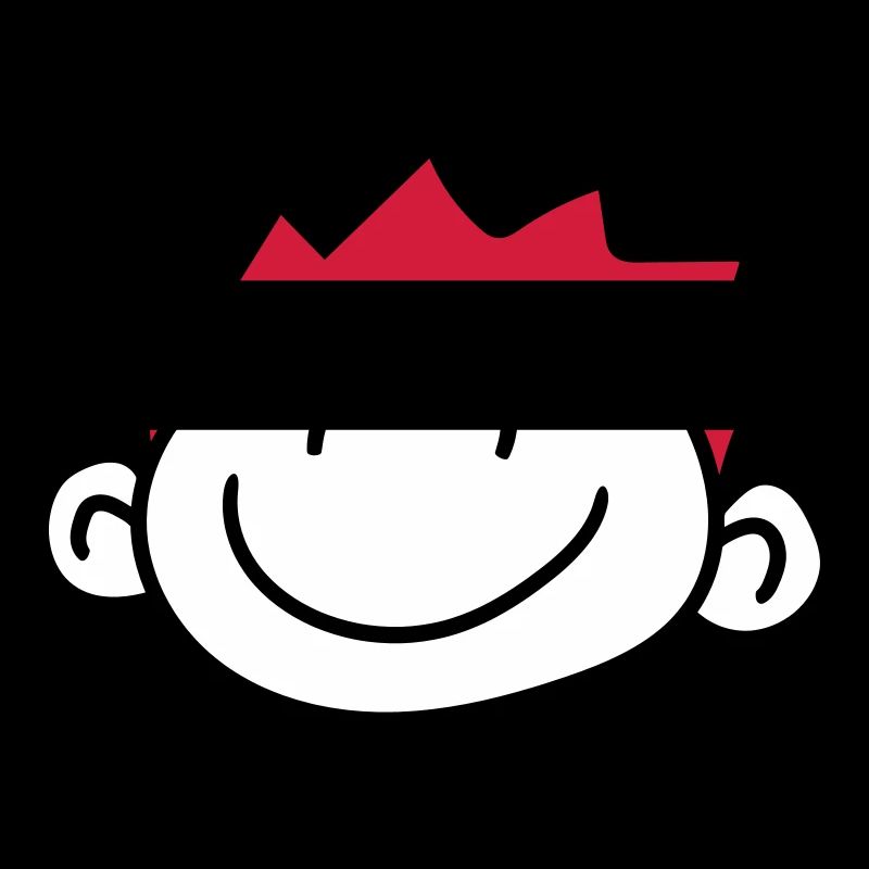 face head child painted scribble comic cartoon jun