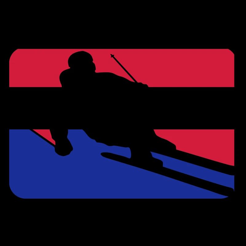 button frame shield ski drive down mountain winter