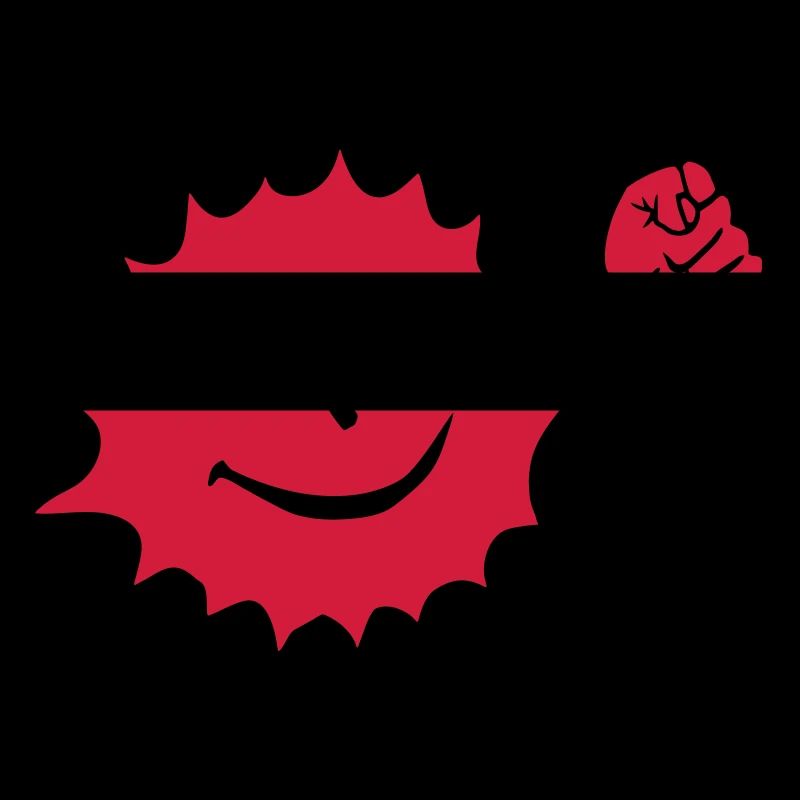 Atomkraft Faust dagegen Geschenkidee Nein Symbol