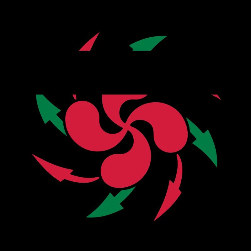 lauburu basque cross design