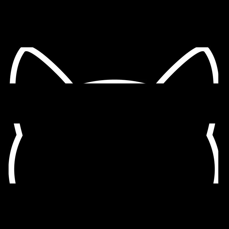 Contour d'icône de chat